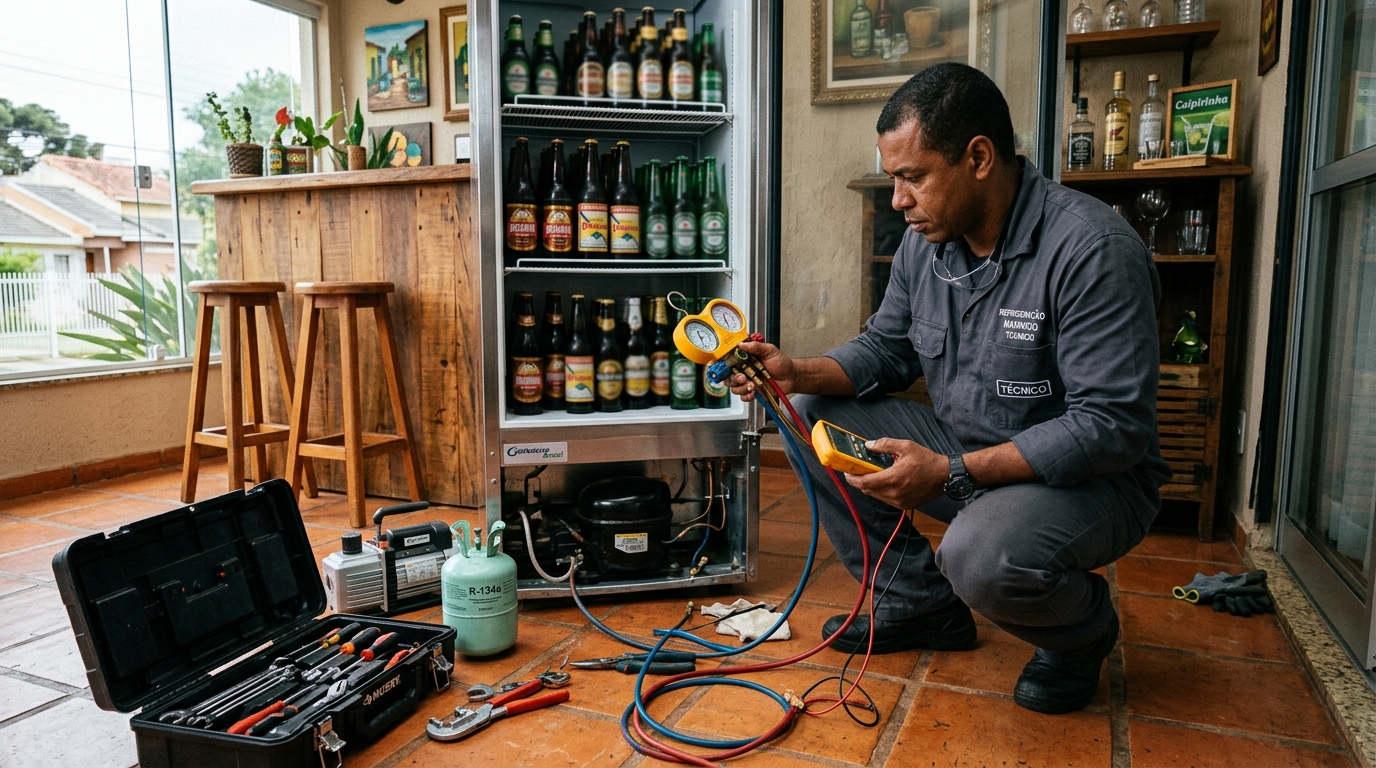 Técnico de refrigeração comercial perto de mim em Canoas‑RS