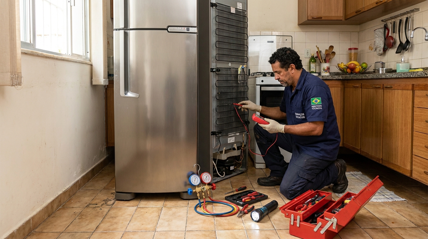 Técnico de geladeira perto de mim em Canoas‑RS